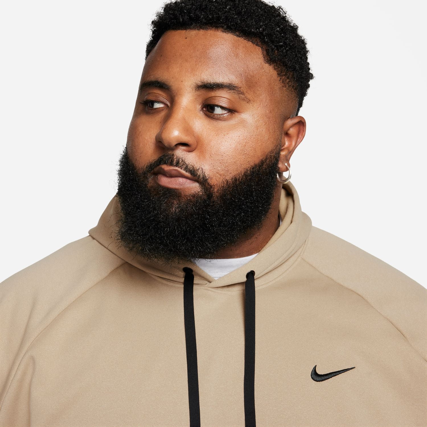 nike therma hoodie obsidian