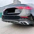 thumbnail image 5 of Car Tail Throat Decor Frame for Mercedes-Benz Carbon Fiber Pattern, 5 of 5