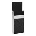 thumbnail image 3 of Metal Cigarette Case, Slim Stainless Steel Cigarette Case Compact  for Credit Card for Men Black, 3 of 7