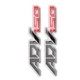 thumbnail image 4 of Calcomanías De Insignias, Par De Pegatinas De Emblema De Motocicleta 3D, Reemplazo Rojo Y Negro Reflectante Para ADV150 Para Modificación, 4 of 7