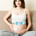 thumbnail image 4 of Luxshiny 2Pcs Waist Support Maternity Sash Polyester Sky Blue For Special Occasions, 4 of 8