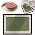 thumbnail image 2 of Bath Mat Ultra Thin Non Slip Rubber Bathroom Rug Quick Dry Machine Washable Absorbent Low Pile For Shower Outside Sink Home Decor Green Bathroom Rugs Green-D 24*16 In, 2 of 9