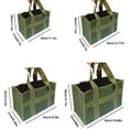 thumbnail image 3 of Simple Canvas Tool Bag Pouch High Strength Tool Storage Organizer For Electrician Tools Waterproof N6R8 Garden Moving Stora, 3 of 8