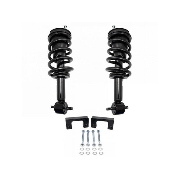 Front Shock Absorber and Coil Spring Assembly Kit 2 Piece - Compatible with 2007 - 2013 Chevy Silverado 1500 2008 2009 2010 2011 2012