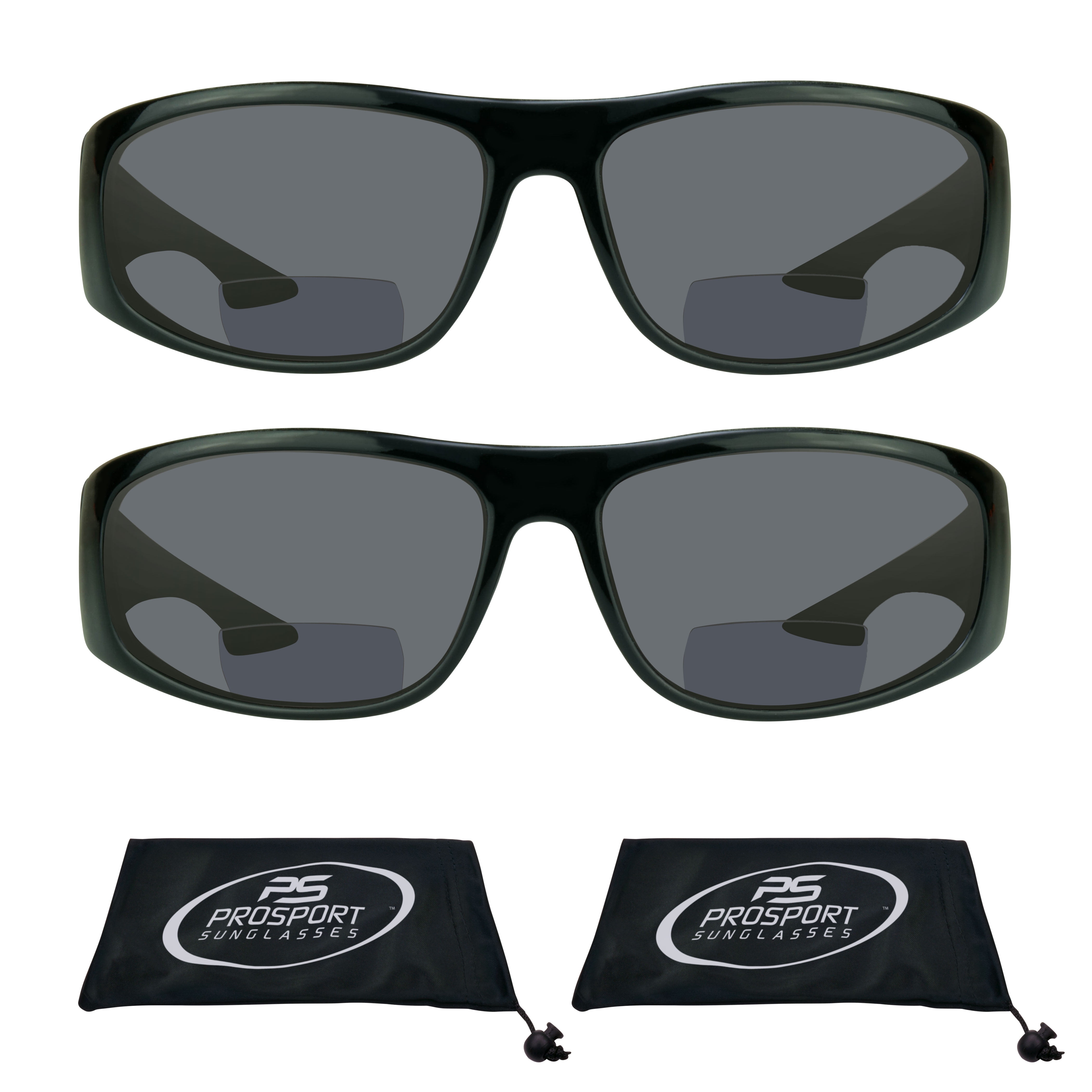 Lightweight Invisible Line Reader Sunglasses Rimless Bifocal Sunglasses for Men & Women 100% UV Ray Sun Protection 