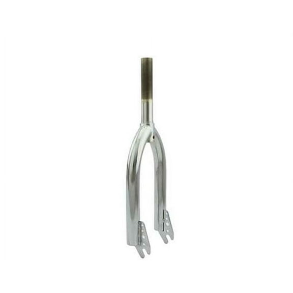 16" Mx Steel Fork 1" Threaded Chrome. Bike fork, bicycle fork, bmx fork