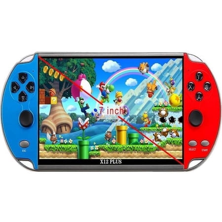 X12 Plus Portable Video Game Console 10000 Games Dual Joystick 7-inch HD Screen