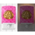 thumbnail image 2 of Caroline's Treasures BB8174CNL Sea Shell Pink Polkadot Ceramic Night Light, Pink, 6x4x3", multicolor, 2 of 2