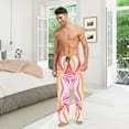 thumbnail image 6 of FORMRS Mens Pajama Pants with Pockets Sleepwear Lounge Bottoms Sizes S-2XL, Swirling Lines, 6 of 7