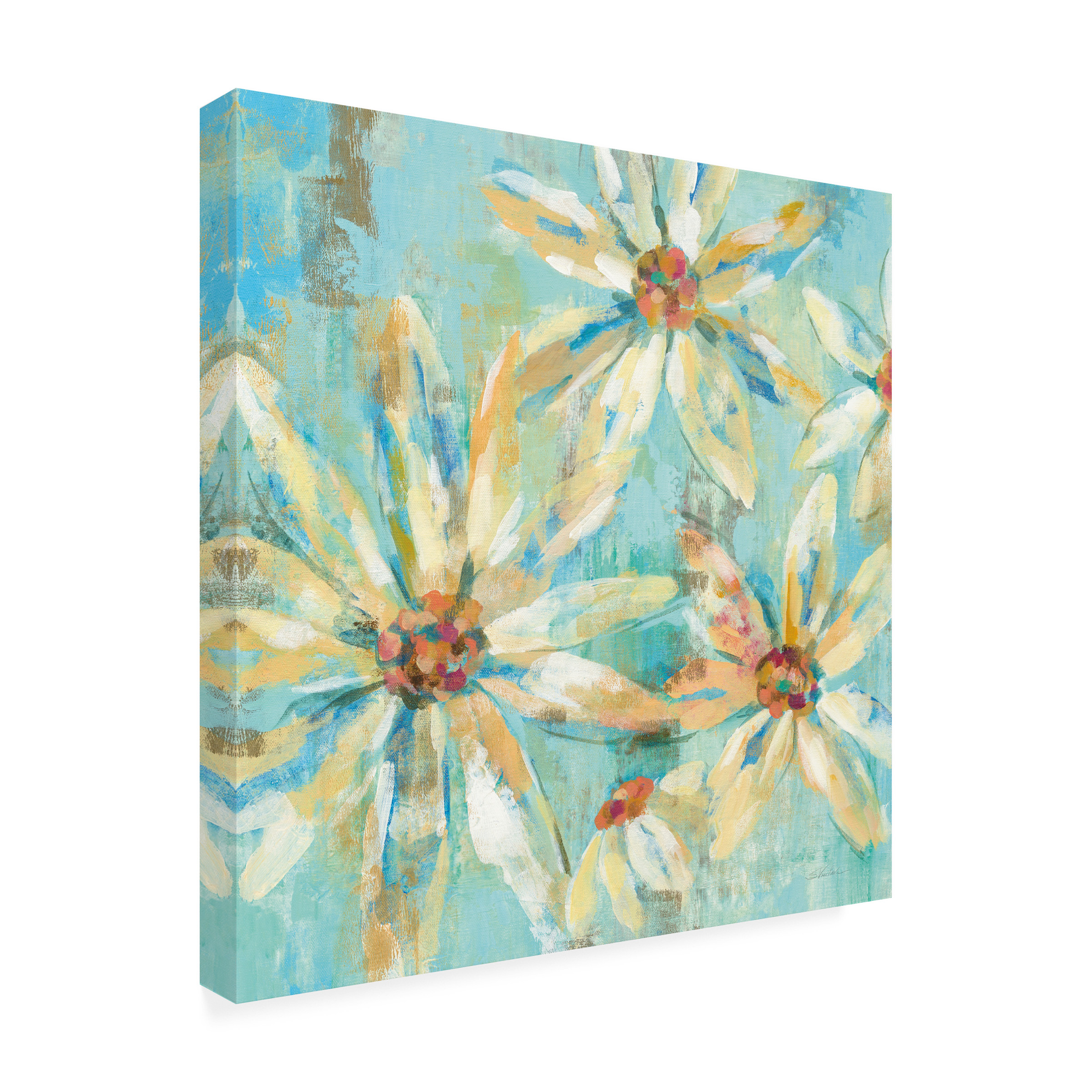 Trademark Fine Art 'Fjord Floral I' Canvas Art by Silvia Vassileva