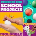 thumbnail image 3 of Play-Doh Brand Multicolored Air-Dry Clay, 6-Pack, 3 of 10