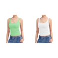 thumbnail image 1 of (Lot de 2) Rinsvye Débardeur à Encolure Carrée Sans Soutien-Gorge pour Femmes Haut Sans Manches Doublé Camisole Rembourrée Collection Basique, 1 of 4