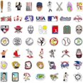 thumbnail image 2 of 50 Baseball Notebooks, Luggage Cases, Skateboards, Cars, Water Cups, Graffiti Decoration Stickers, Waterproof Creative Stationery Stickers, 2 of 4