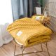 thumbnail image 4 of Manta de fleece delgada para verano, Amarillo, 4 of 6