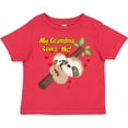 thumbnail image 3 of Inktastic My Grandma Loves Me Sloth Boys or Girls Toddler T-Shirt, 3 of 5