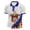 WenDA04_Blue, variant on WEIWEN 4th of July Golf Polo Shirts for Men Quarter Button Lapel Collar USA Flag Printed Short Sleeve Patriotic Blouse Tops Blue 5XL