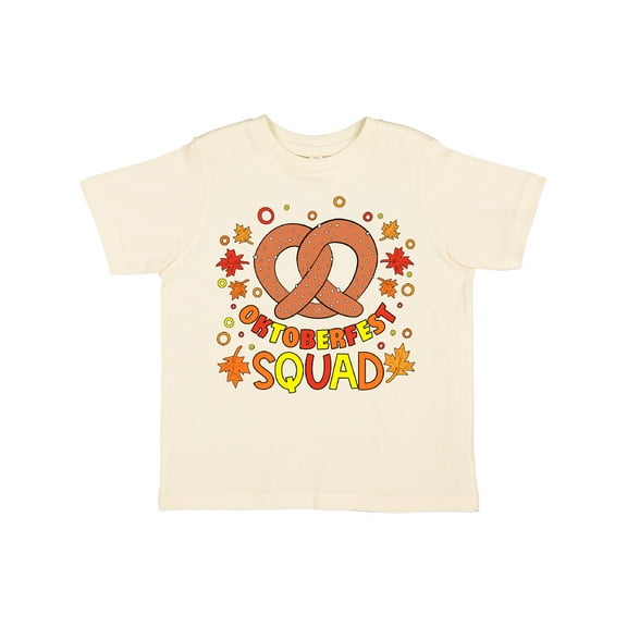 Inktastic Oktoberfest Squad Fall Leaves Pretzel Boys or Girls Toddler T-Shirt