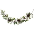 thumbnail image 5 of Northlight Real Touch™️ Frosted Pinecones Artificial Christmas Garland - 5' x 10" - Unlit, 5 of 9