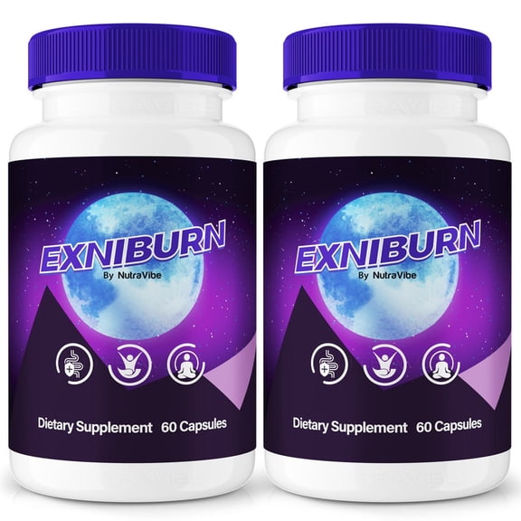 (2 Pack) Exniburn Capsules – Gentle Gut & Digestive Support Formula for Balance & Wellness | Easy-to-Take Capsules (120 Capsules)