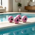 thumbnail image 4 of High-Density Foam Water Dumbbells for Swimming Pool Resistance Training and Aqua Aerobics Pink, 4 of 5