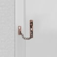 thumbnail image 4 of FRCOLOR Door Lock Chain Stainless Steel Security Chain Guard for Home Use Red Color Durable and Practical 1 Set,4.72"X0.79"X0.79", 4 of 4
