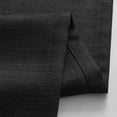thumbnail image 5 of Curtainking Linen Textured Curtains 84 inches Black Bedroom Living Room Window Curtain Set Light Filtering Drapes Grommet Top 2 Panels, 5 of 6