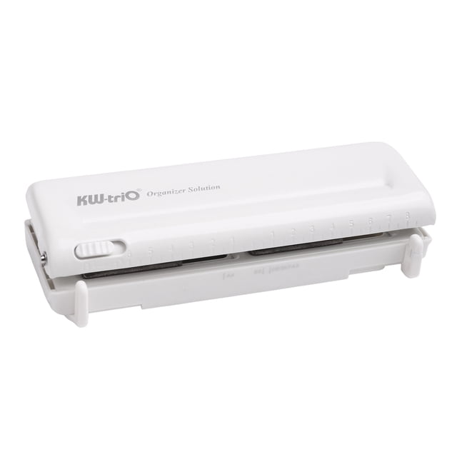 Perforadora de escritorio ajustable de 6 agujeros KW-triO para A4/A5/A6/A7/B5/Deskfax Dairy Planner