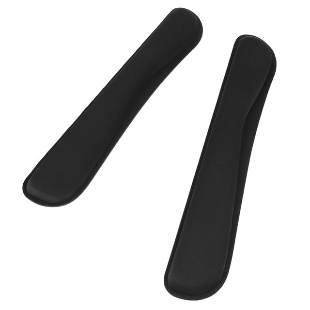 SKISUNO 2Ud Reposamuñecas Para Con Curvo Para Uso En Computadora Color Negro