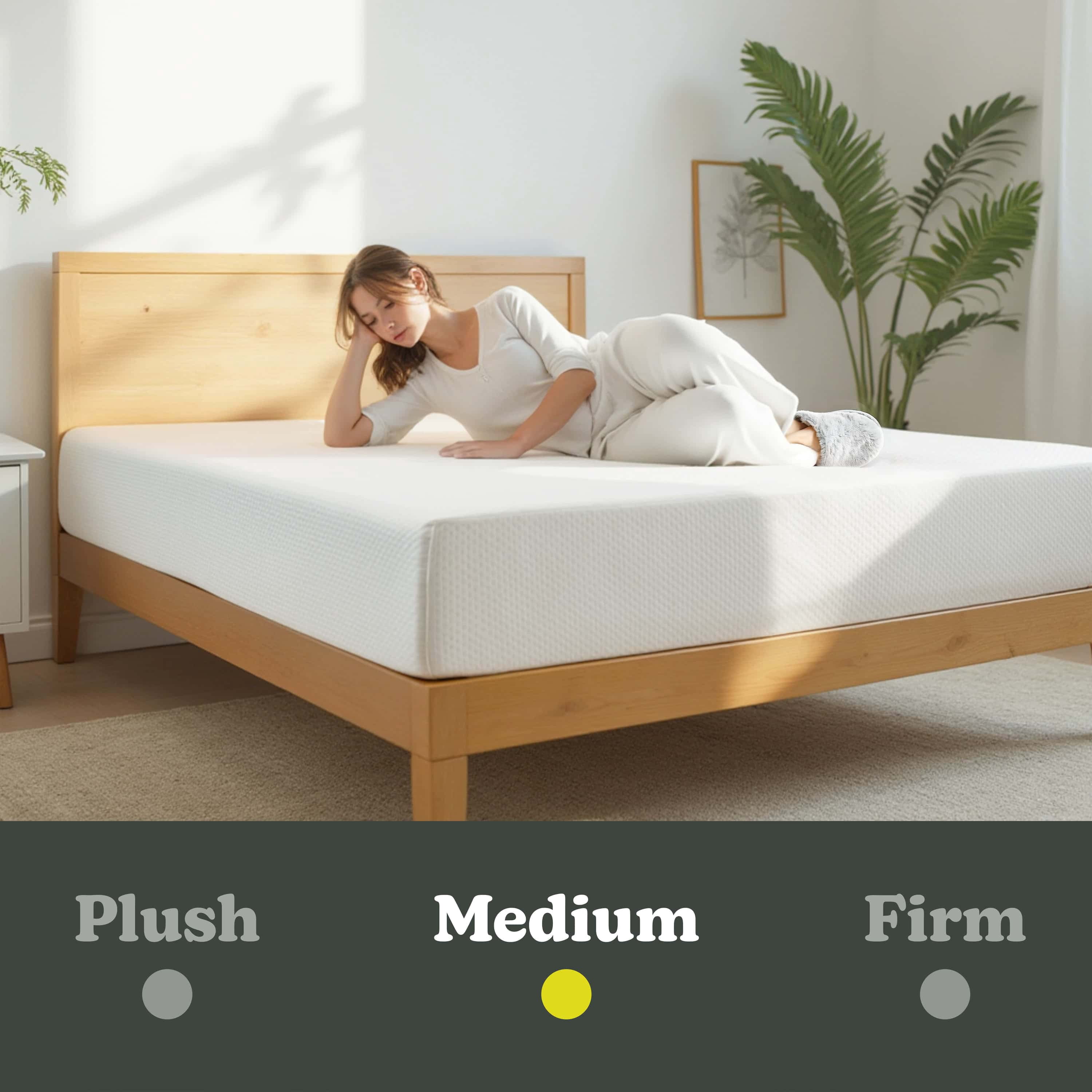 Hearth & Harbor 12" Full Size Mattress in a Box, Cooling Memory Foam Mattress Full, CertiPUR-US Certified, Fiberglass Free