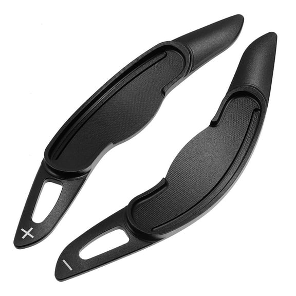 Pair Black Car Steering Wheel Shift Paddle Shifter Aluminum Alloy Extend Cover for BMW for Mini Cooper 3Door F56