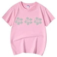 thumbnail image 4 of TZEWGL Cute Shirt For Infnat Graphic Pattern Printed Round Neck Short Sleeved Clothing For Girls Boys size 5-6T, 4 of 5