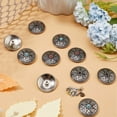 thumbnail image 5 of 1 Box 12PCS Leather Decorative Conchos Buttons 3 Colors Metal Stud Screw Back Turquoise Metal Button Replacement Zinc Alloy Buckle Rivet DIY Creativity Product Accessories for Craft Sewing, 5 of 9