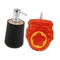 thumbnail image 4 of Dispensador de jabón de manos Dispensador de líquido Botella vacía palabra chun negro, 4 of 9