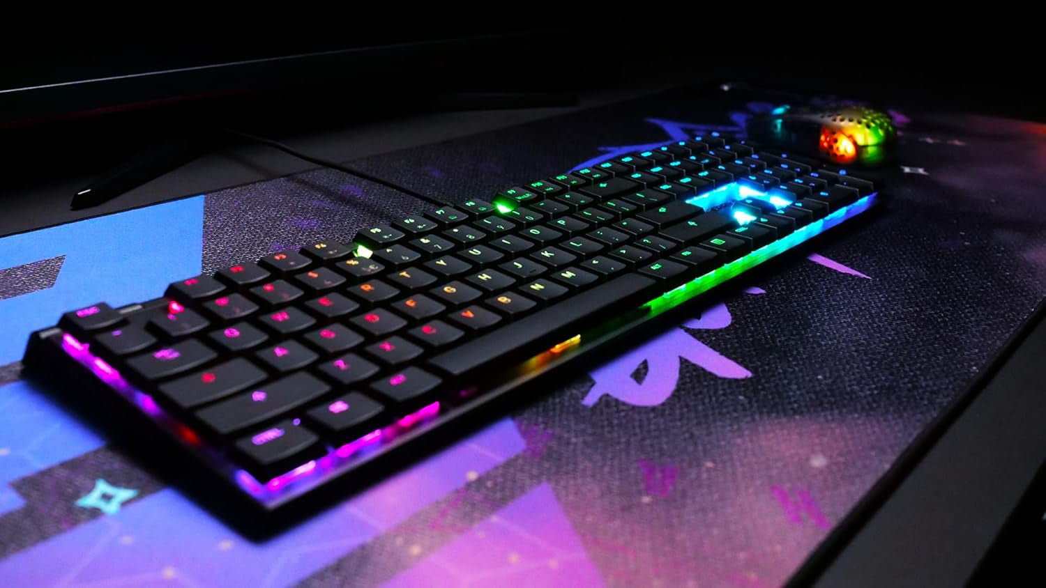 Cherry MX 10.0N RGB WIRED Mechanical Keyboard MX Low Profile Switches G8A-25010LVBUS-2