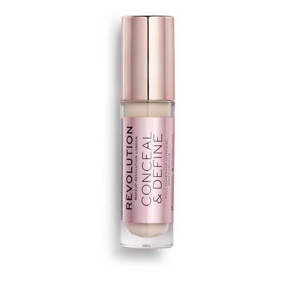 Concealer Revolution Beauty Conceal & Define C1, 4 ml, vegano