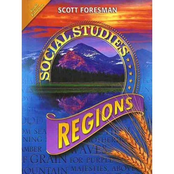Pre-Owned Social Studies 2008 Student Edition (Hardcover) Grade 4 Regions Paperback