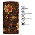 thumbnail image 2 of WIRESTER Bandana Seamless Tube Mask, Headwear, Scarf for Wear Face Coverings, Running, Cycling, Fishing, UV Protection - Celestial Sun Moon and Stars, 2 of 6