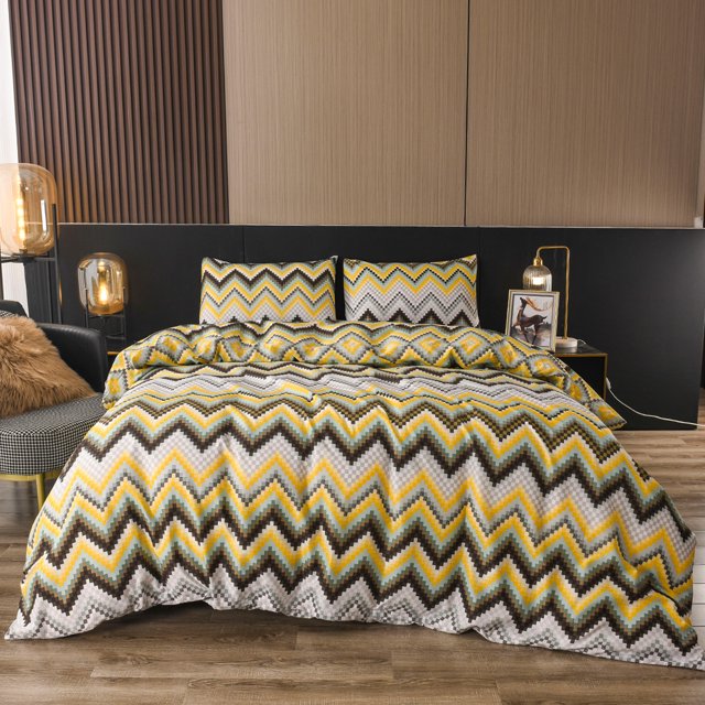 Black Marble Duvet Cover Set Modern Abstract Marbling Bedding Set for All Seasons Microfiber 1 Comforter Cover and 2 Pillowcases