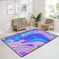 thumbnail image 4 of Coolnut Area Rug 60x39 inch, Marbled Holographic Texture Nursery Rug Floor Mat Kids Playing Mat for Living Room Bedroom, 4 of 6