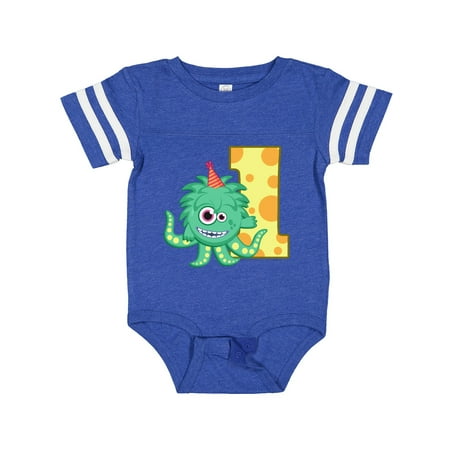 

Inktastic Monster 1st Birthday Gift Baby Boy or Baby Girl Bodysuit