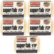 Wooster Genuine 4" Super/Fab FTP 3/4" Nap 5-Pack Roller Cover - RR925-4-5PK