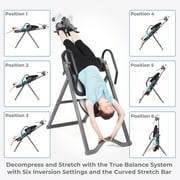 Innova Health and Fitness ITM6000 Advanced Heat and Massage Therapeutic Inversion Table upto 300 lb