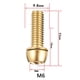 thumbnail image 2 of Tornillo de vástago de manillar de bicicleta Pernos de palanca de freno ligeros (M6 dorado), 2 of 5
