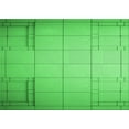 thumbnail image 1 of Ahgly Company Machine Washable Indoor Rectangle Transitional Neon Green Area Rugs, 7' x 10', 1 of 7
