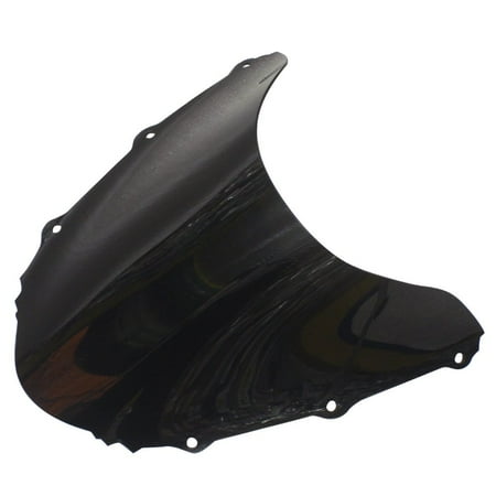 Honda Motorcycle Windshield GZYF Motorcycle Smoke Black Windshield Windscreen for HONDA CBR 1000RR 2004-2007 ABS Plastic ()