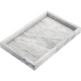 thumbnail image 1 of 30x20cm Natural Marble Stone Storage Tray, Decorative Rectangular Slab Tray Organizer For Kitchen, 1 of 5