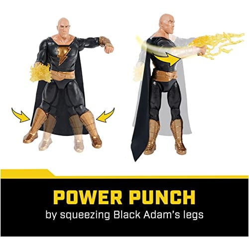 Figura de acción Black Adam DC Comics 12 pulgadas con frases y sonidos