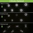 thumbnail image 3 of Kanstar Solar Deck Step Lights Waterproof LED Black 8 Pack, 3 of 6