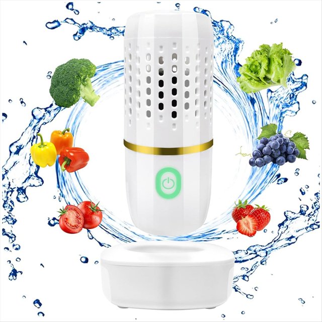 Lavadora de Frutas y Verduras, Recargable, Minilimpiadora de Alimentos Portátil, Color .