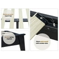 thumbnail image 5 of Acacia Kaylin Solid Wood Bed Frame with Headboard, Signature Headboard Wood Bed, King - Black, 5 of 8